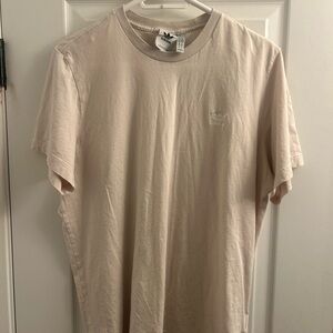 Adidas Men's Beige Short Sleeve Tee